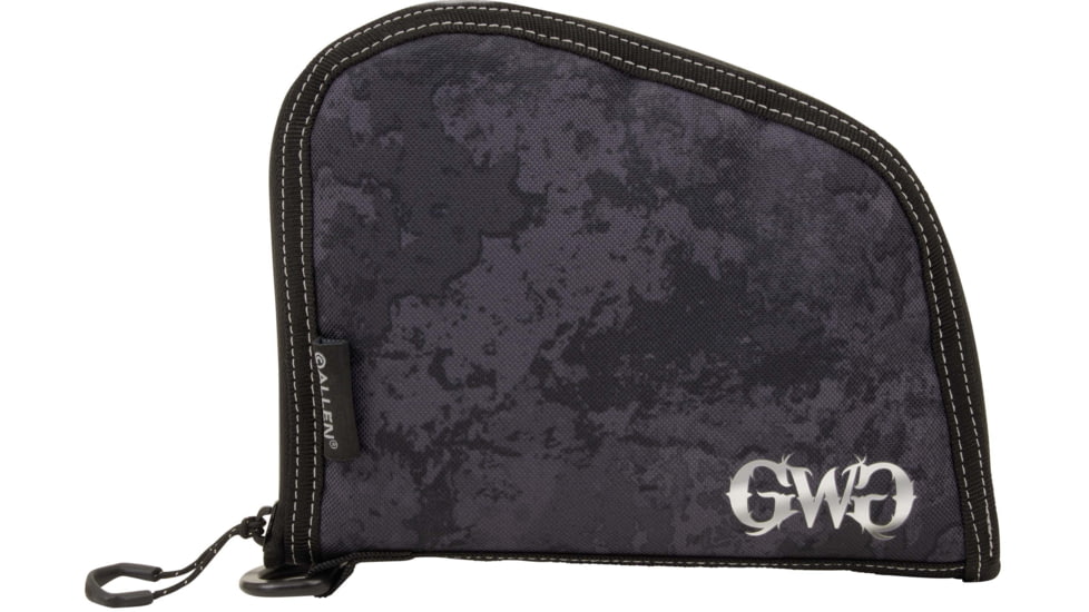 Girls With Guns Midnight Lockable Handgun Case, 8in Handguns, Black/Shade Blackout Camo, 8.25 in x 6.5 in, 907-8