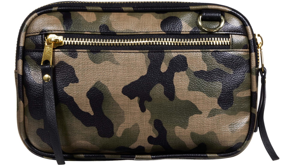 Girls With Guns Tomboy Clutch Purse, Lockable Concealed Carry, Ambidextrous, Camo, 10 in x 6.5 in x 2 in, 90-90