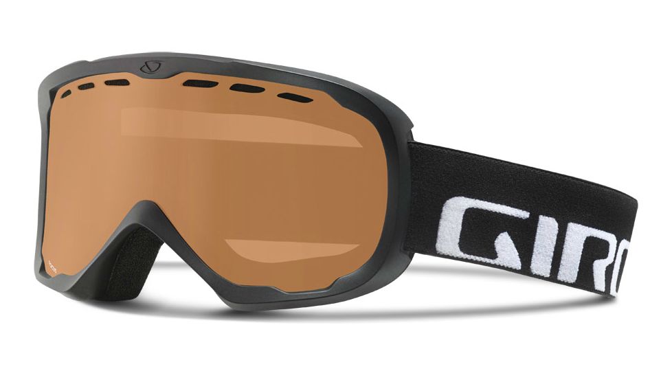 Giro Focus Goggle-Black Wordmark-Amber Rose