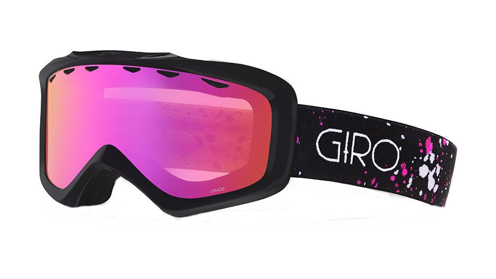 Giro Grade Goggle - Kid's-black/Magenta Speckle-Amber Pink