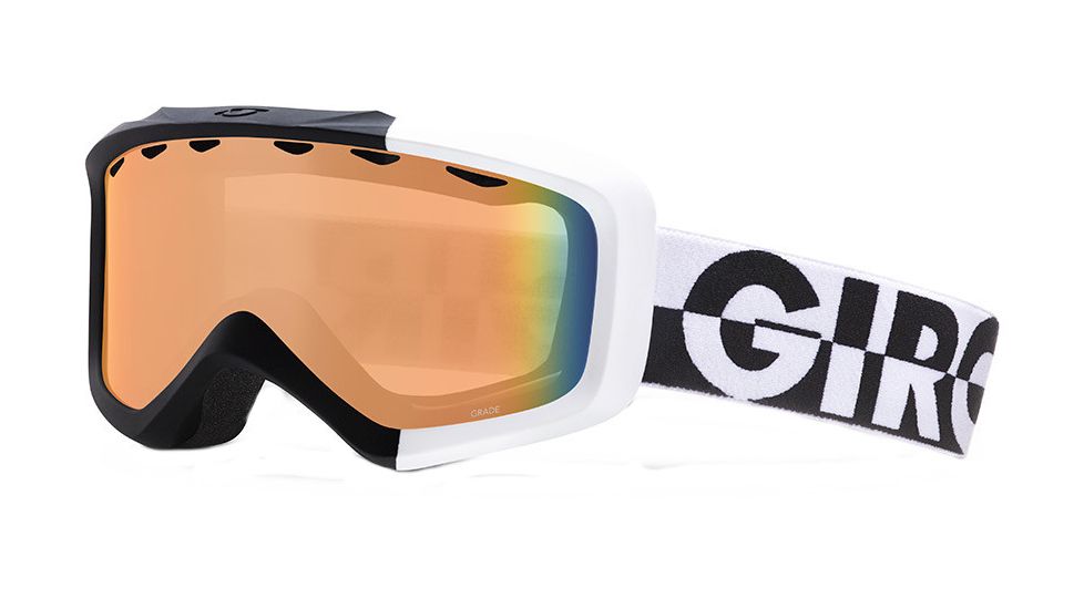 Giro Grade Goggle - Kid's-Black/White 50/50-Persimmon Blaze