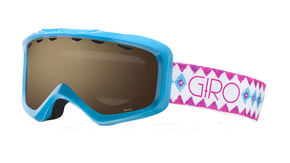 Giro Grade Goggle - Kid's-White/Aqua Beaded-Amber Rose