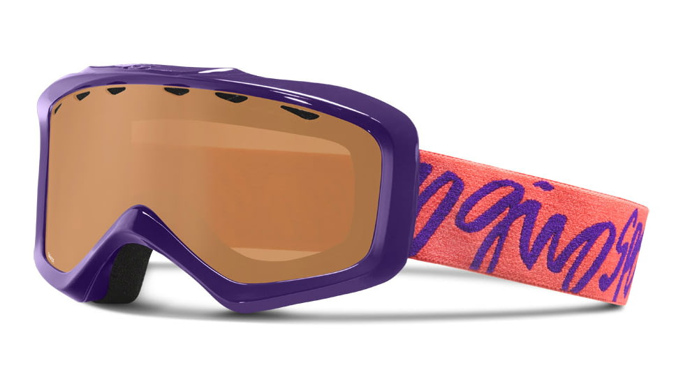 Giro Grade Goggle - Kids-Purple Script-Amber Rose