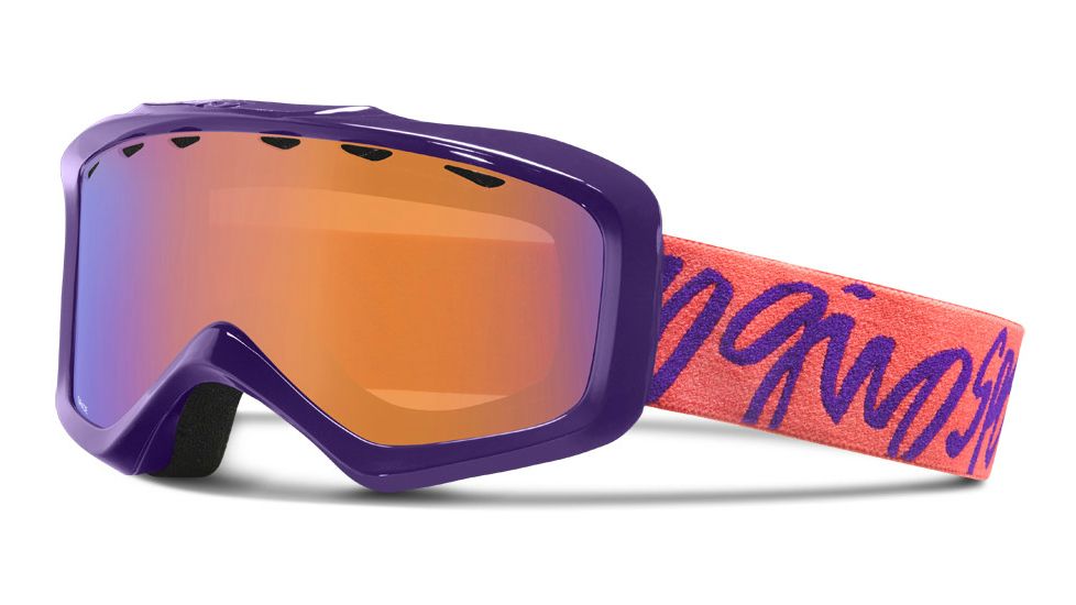 Giro Grade Goggle - Kids-Purple Script-Persimmon Boost
