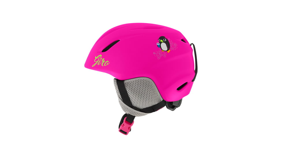 Giro Launch Snow Helmet - Kid's, Matte Bright Pink Penguin, 7082919