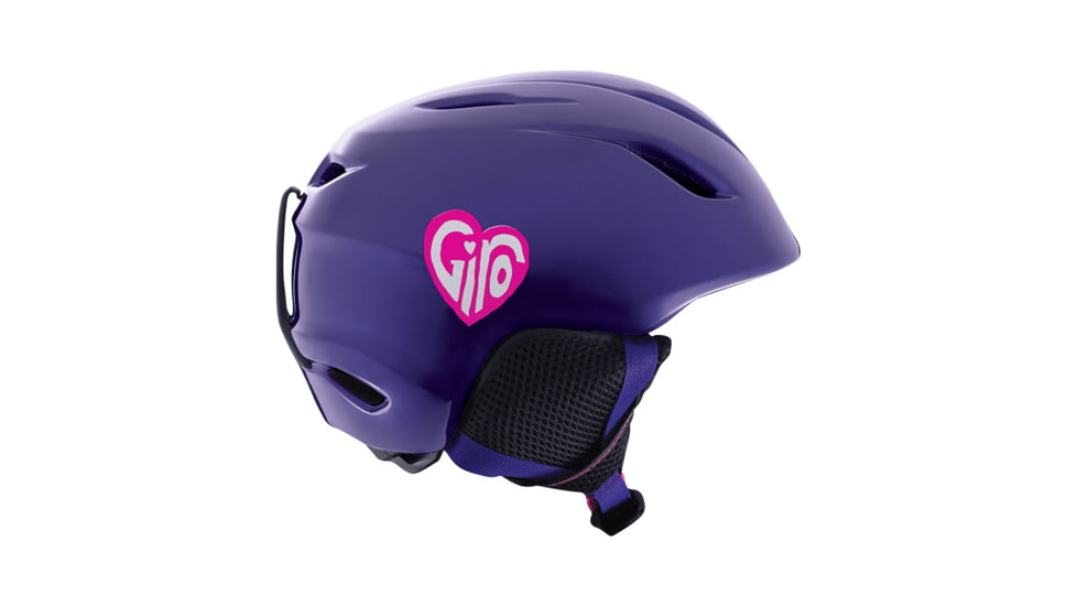 Giro Launch Snow Helmet - Kid's-Purple Sweethearts-M/L