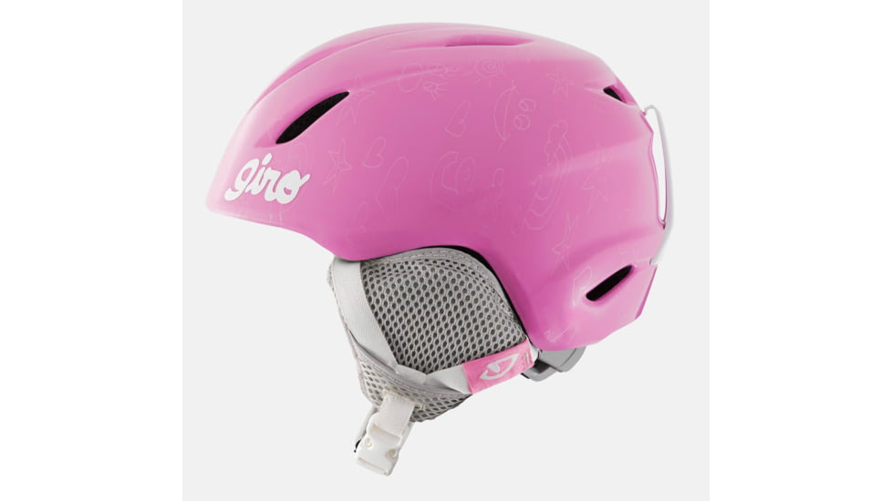 Giro Launch Snow Helmet - Kids-Pink Notebook-Small