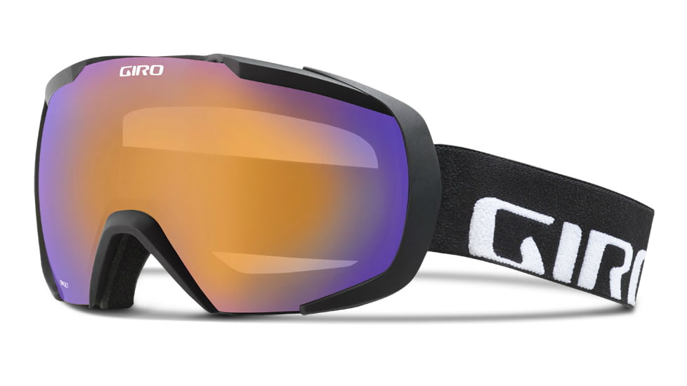 Giro Onset Goggle-Black Wordmark-Persimmon Boost