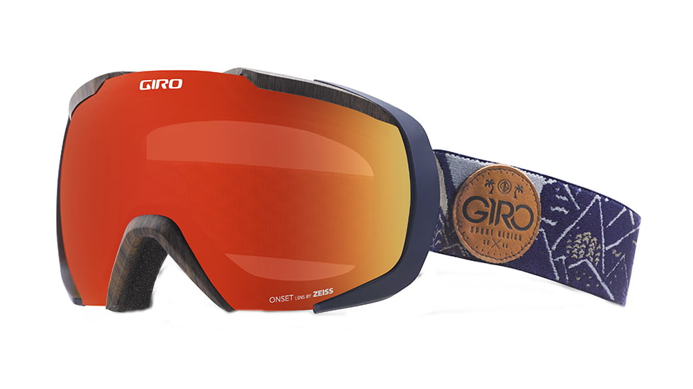 Giro Onset Goggle-Indigo-Amber Scarlet