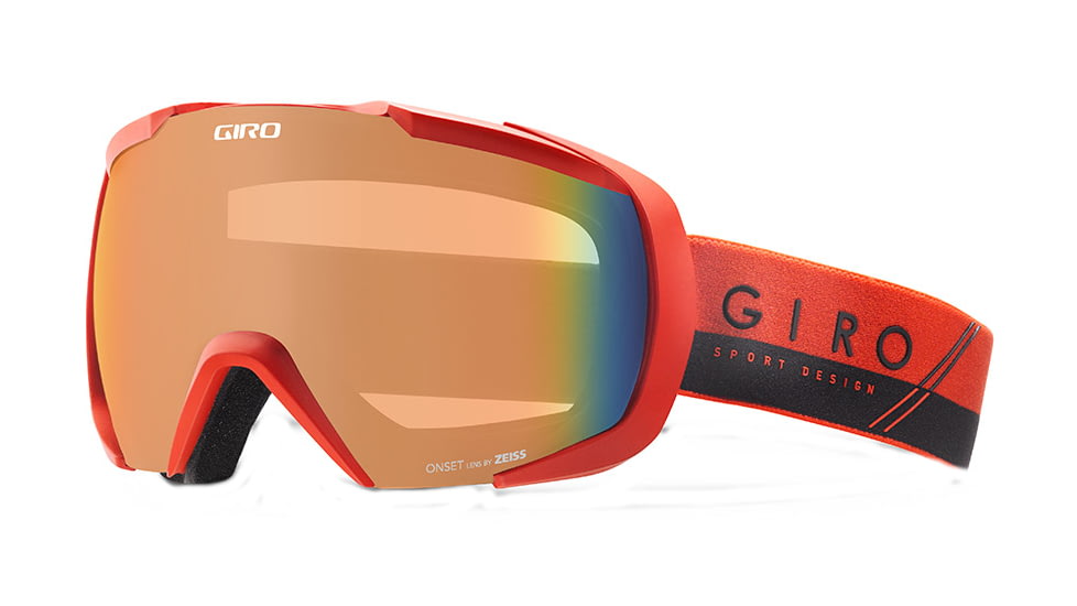 Giro Onset Goggle-Red/Black Slash-Persimmon Blaze