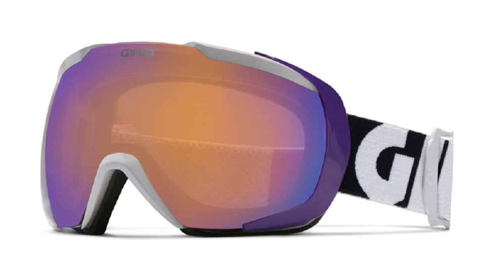 Giro Onset Goggles-White Tik-Amber Rose