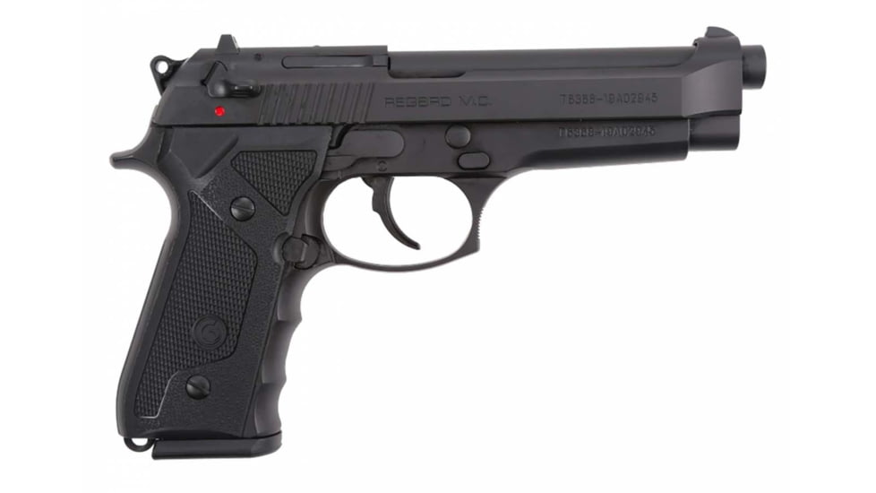 Girsan Regard MC Pistol, 9mm Luger, 4.92 in barrel, aluminum alloy frame, black polymer grip, recoil operated semi-automatic, 3-dot combat, 15 round magazine, Regard MC-1-FRRMPG