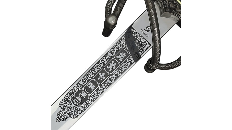 Gladius Colada Cid Sword, 40.25in Overall, 32in Satin Stainless Blade, Metal Alloy Handle, 271