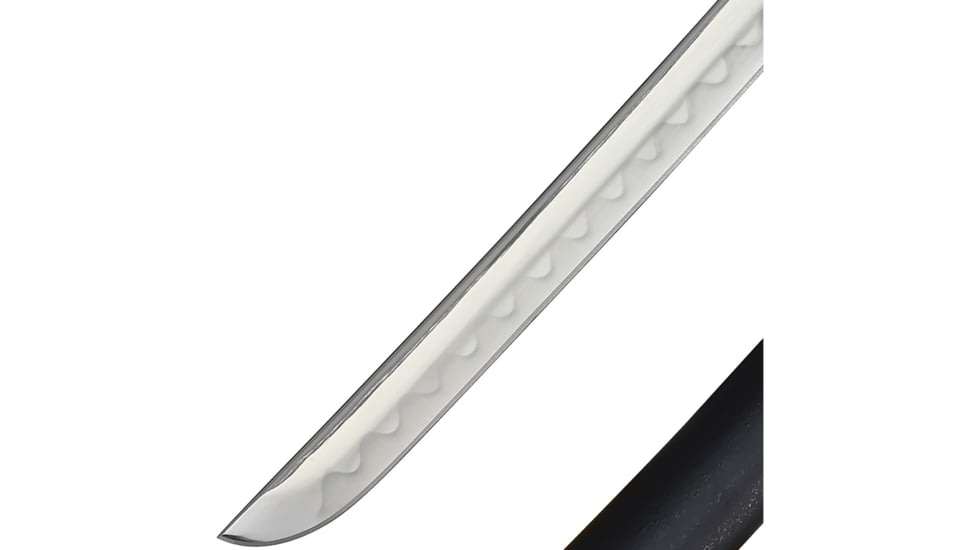 Gladius Crane Tsuba Katana, 38.5in Overall, 27.5in Stainless Blade, Black Cord Wrapped Handle, 192