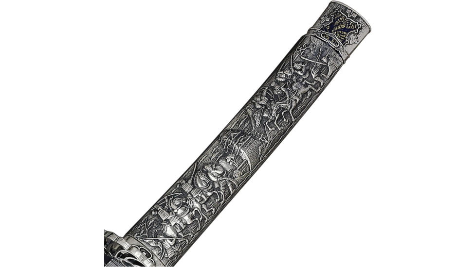 Gladius Katana Silver Engraved