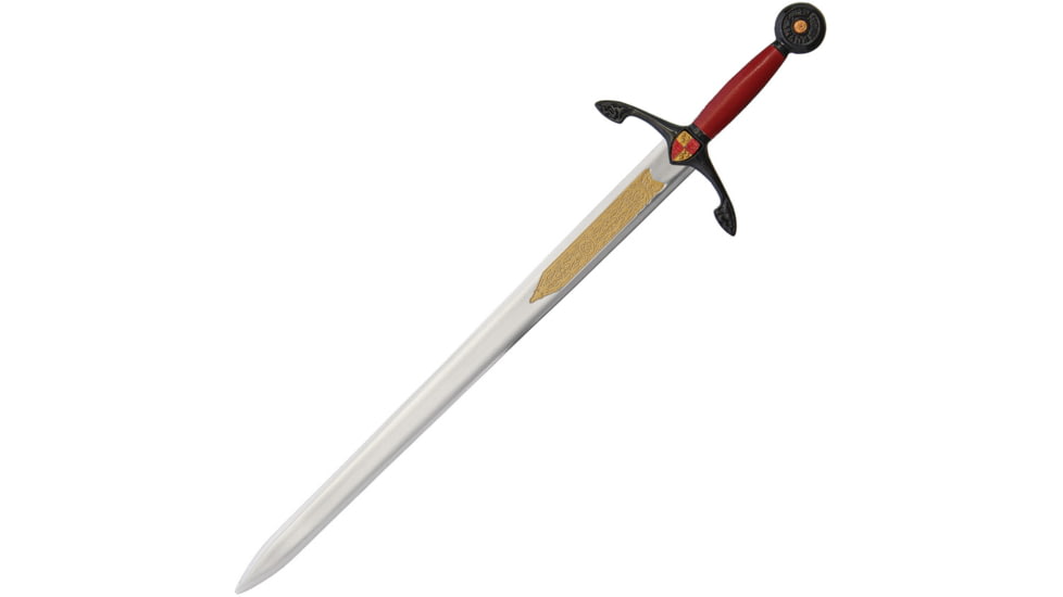 Gladius Mini Black Prince Sword, 8 unsharpened metal alloy blade, Black metal alloy handle, 10