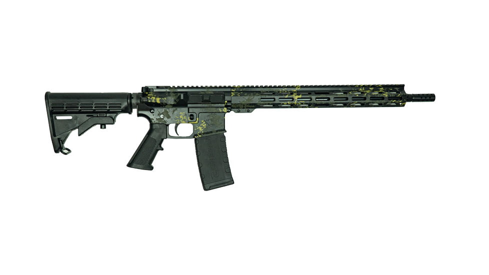 GLFA AR-15 Semi Auto Rifle w/5 Knives Lichen, .223 Remington/5.56x45mm NATO, 16 inch Barrel