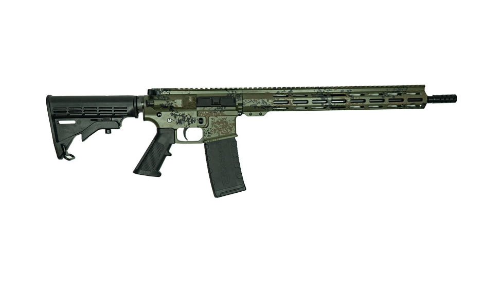 GLFA AR-15 Semi Auto Rifle w/5 Knives Lichen, .223 Remington/5.56x45mm NATO, 16 inch Barrel