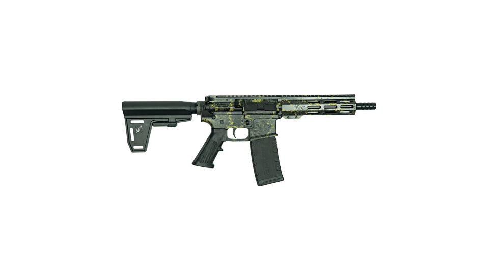 GLFA AR-15 Semi Auto Pistol w/5 Knives Lichen, .223 Remington/5.56x45mm NATO, 7.5 inch Barrel