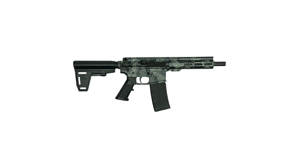 GLFA AR-15 Semi Auto Pistol w/5 Knives Lichen, .223 Remington/5.56x45mm NATO, 7.5 inch Barrel