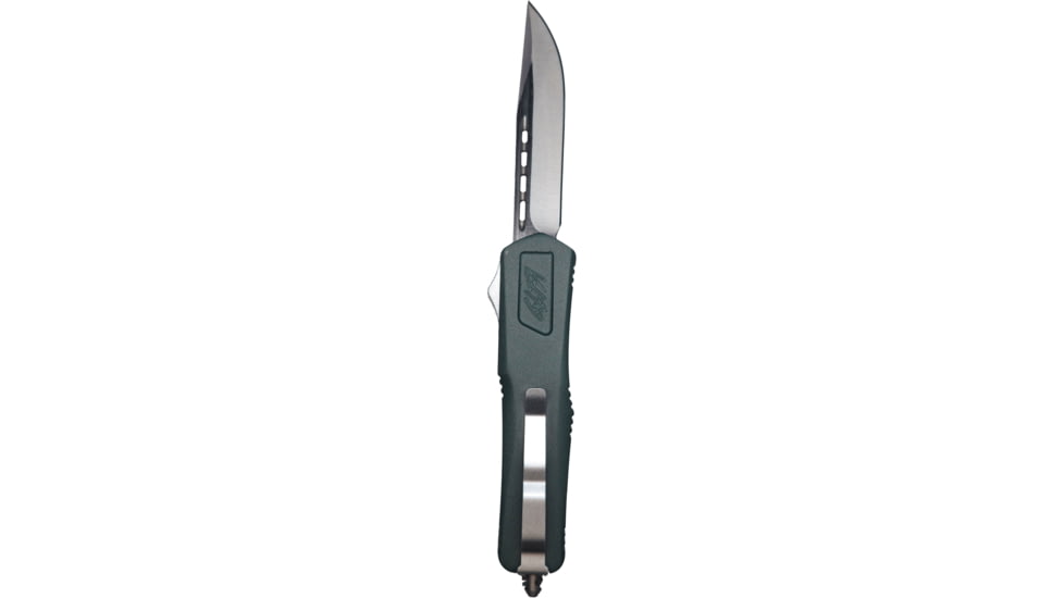 GLFA Smooth Spring Assisted OTF Knife, Smooth Blade, Charcoal Green, 8", GL-KMD-SMT CHG