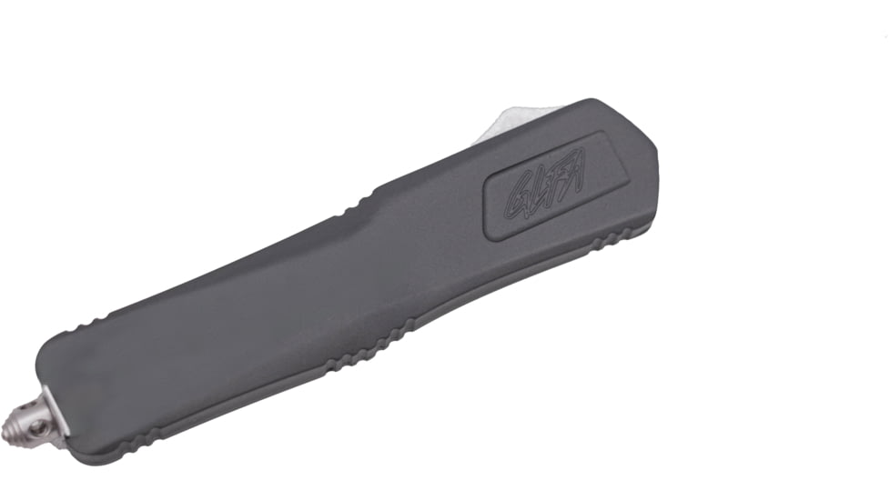 GLFA Spring Assisted OTF Knife, Serrated Blade, Sniper Grey, 7", GL-KSM-SRT SNP