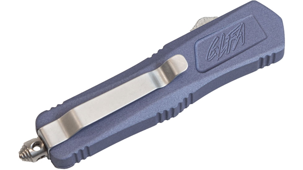 GLFA Spring Assisted OTF Knife, Serrated Blade, Wild Orchid, 7", GL-KSM-SRT ORC