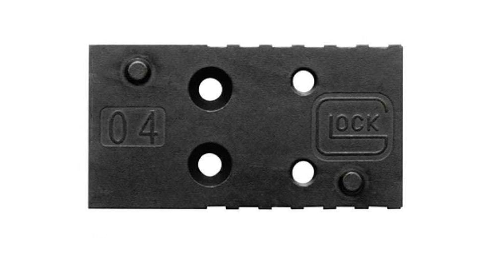 Glock Mos Adapter Plate 04 Mount Set, Black, 74011