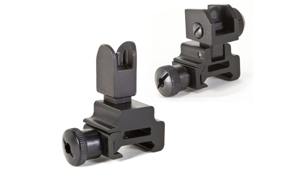 Global Military Gear Gm Frfus1 Ar15 M4 Front And Rear Flip Up Sight Combo