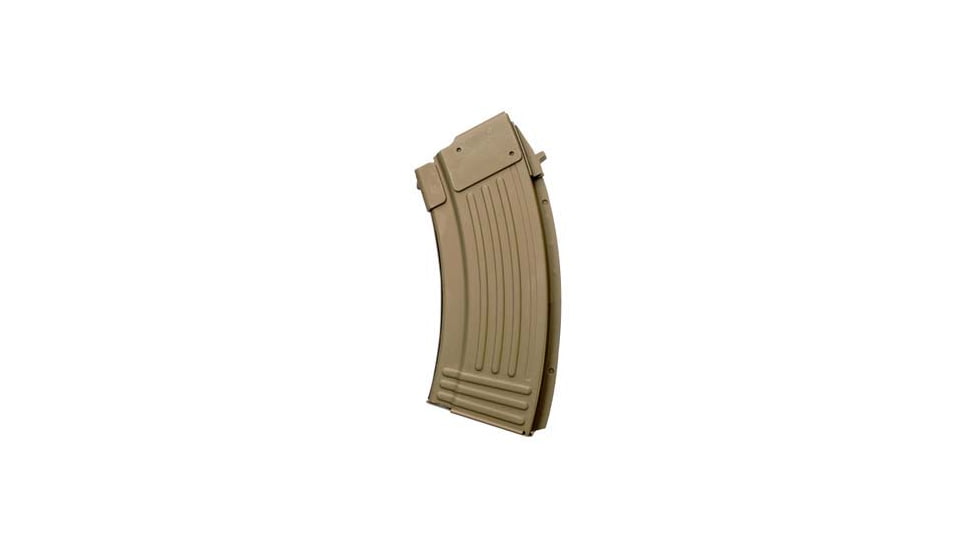 Global Ordnance AK47 7.62x39 20 Round Rifle Magazine, Flat Dark Earth, GO-AK47-20-FDE-20RD