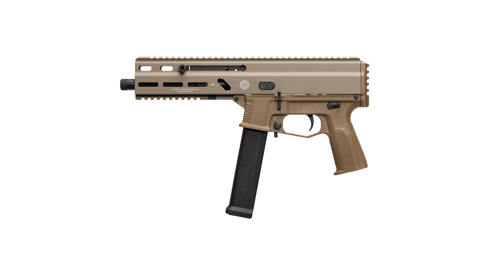 Global Ordnance Grand Power Stribog SP45A3 Semi Auto Pistol, 45 ACP, 8 in Barrel