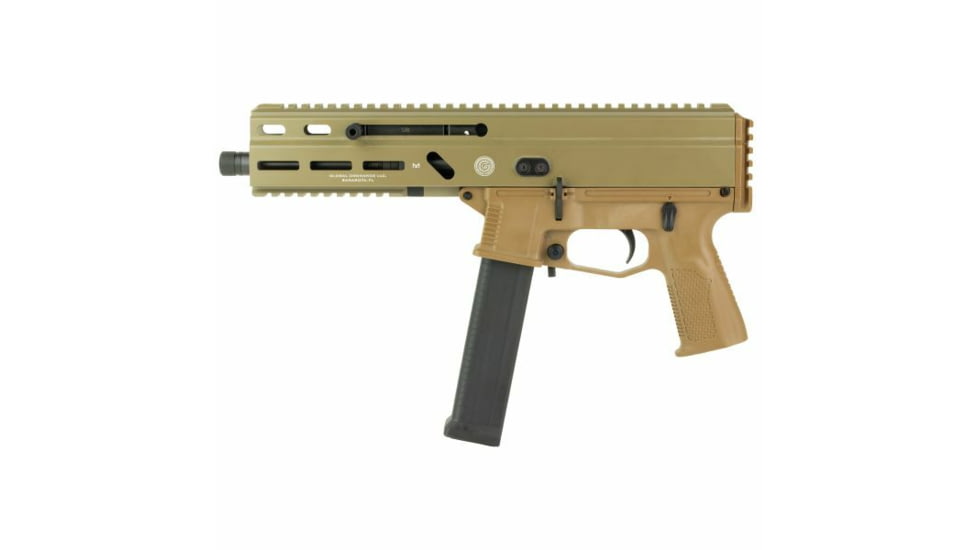 Global Ordnance Grand Power Stribog SP45A3 Semi Auto Pistol, 45 ACP, 8 in Barrel