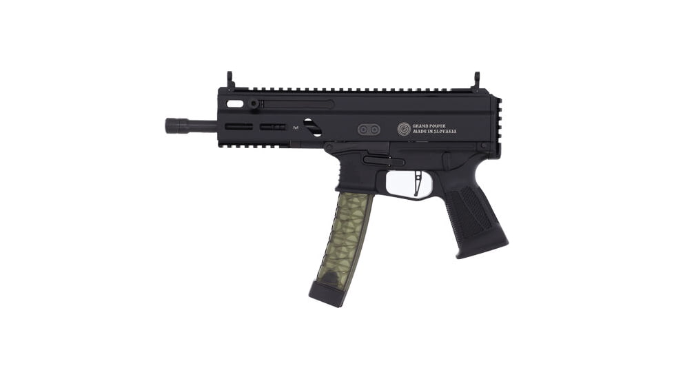 Global Ordnance Grand Power Stribog SP9A1 Semi Auto Pistol, 9mm Luger, 8 in Barrel