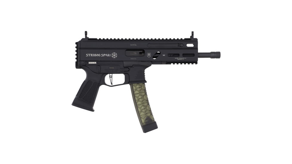 Global Ordnance Grand Power Stribog SP9A1 Semi Auto Pistol, 9mm Luger, 8 in Barrel