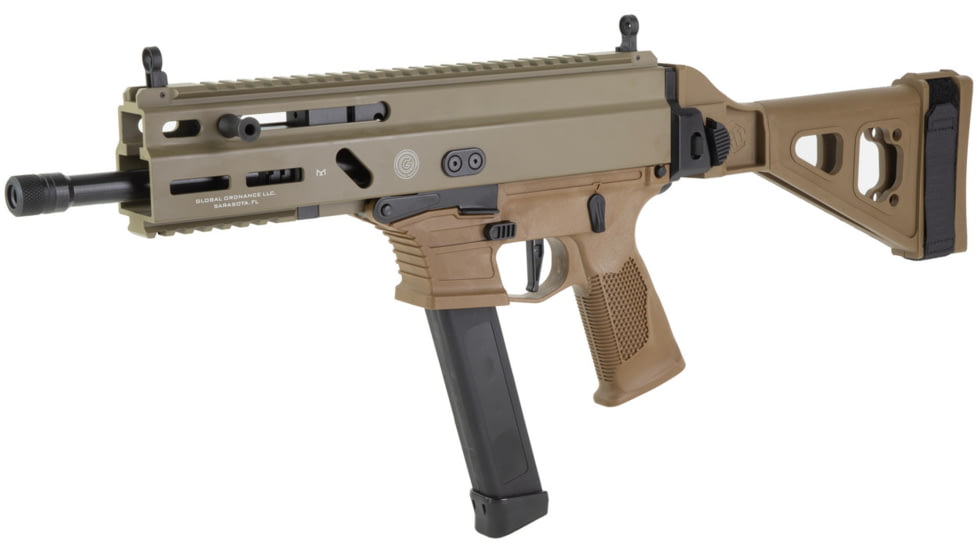 Global Ordnance Grand Power Stribog SP9A3G Semi Auto Pistol, 9mm Luger, 8 inch Barrel