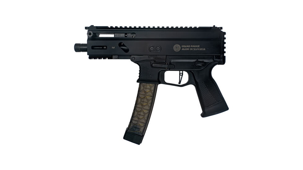 Global Ordnance Grand Power Stribog SP9A3S Semi Auto Pistol, 9mm Luger, 5 in Barrel