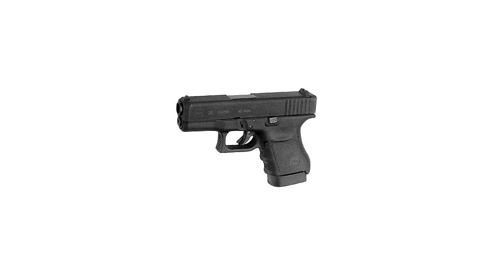 Glock 30 Pistol, .45 ACP, 3.77in barrel, polymer frame, integrated polymer grip, recoil operated semi-automatic, fixed, white dot front, white square U rear, 10 round magazine, G30-FRRMPG
