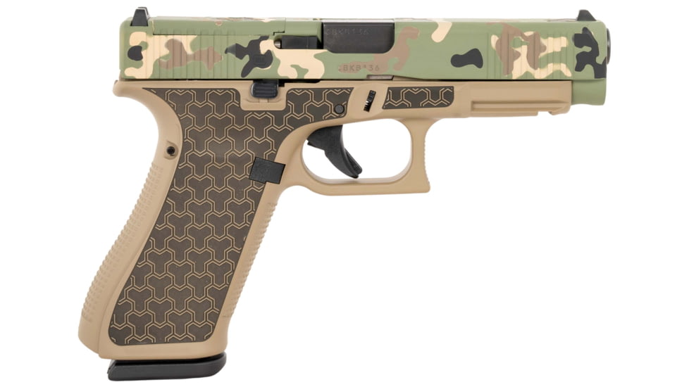Glock 47 MOS Pistol, 9mm Luger, 4.49 in barrel, Coyote Tan Cerakote, 17 Round Magazine, PA475S204MOSNOTHNTR-FRRMPG