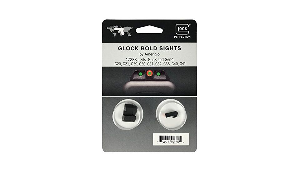 GLOCK 47283 AMGLO NIGHT SIGHT SET .165