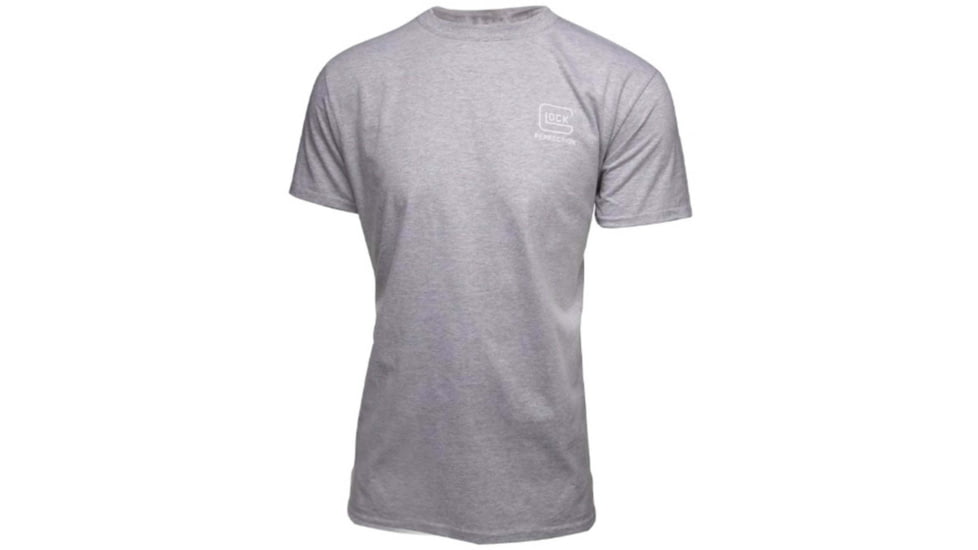 Glock AA75121 Pursuit Of Perfection Gray 2XL Short Sleeve