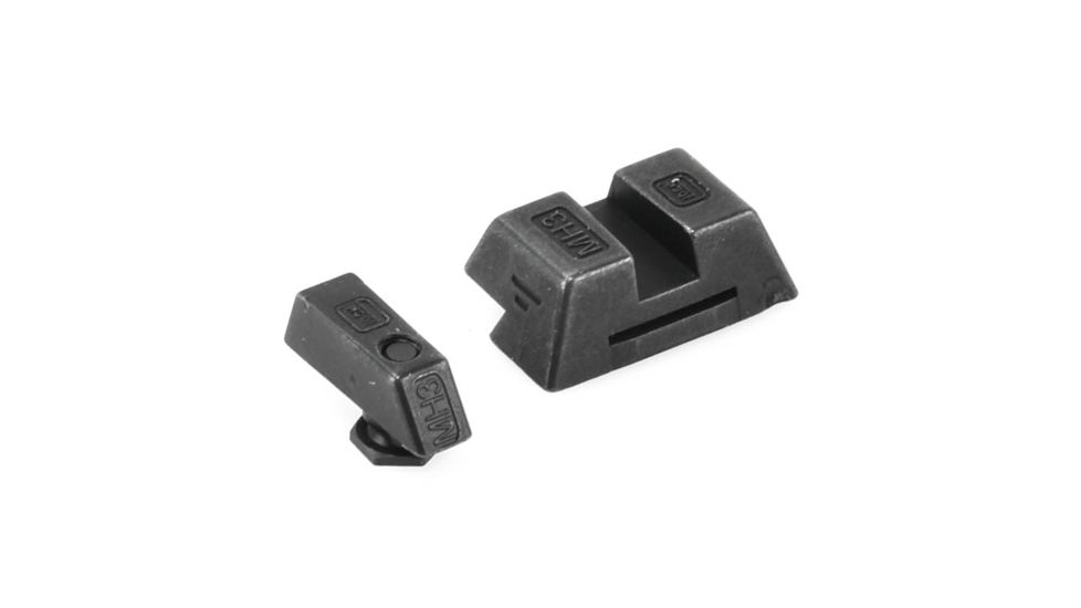 Glock G42 &amp; G43 6.1MM Steel Green Dot Night Sights, Green, 6.1mm, GLSP39930