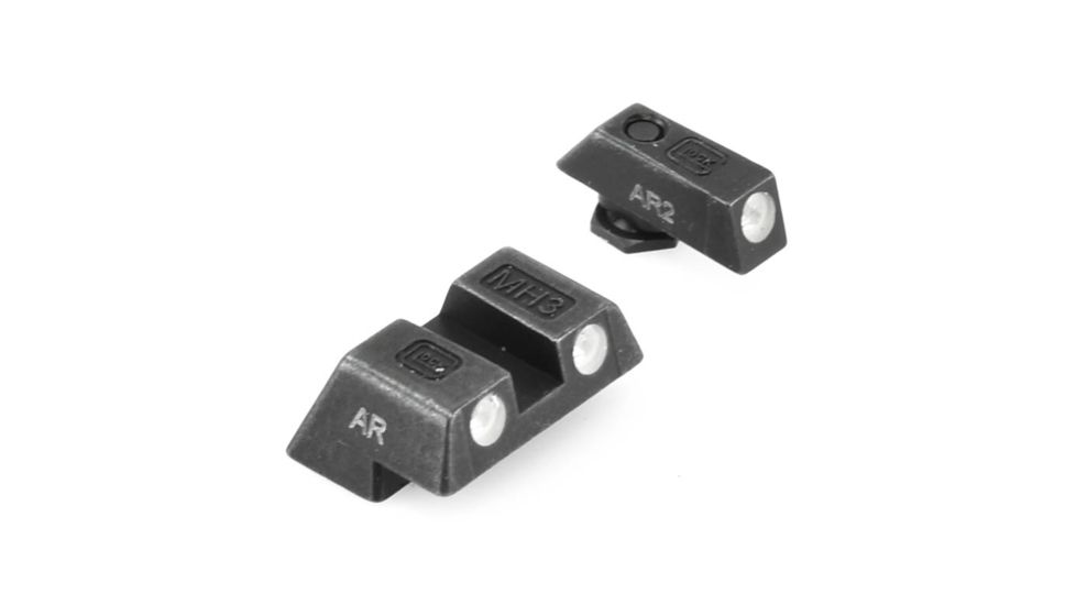 Glock G42 &amp; G43 6.1MM Steel Green Dot Night Sights, Green, 6.1mm, GLSP39930