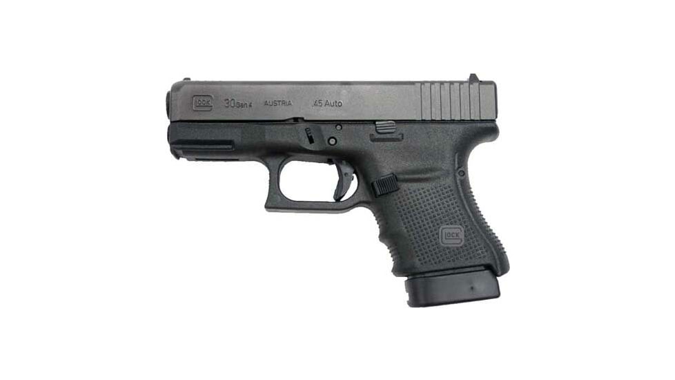 Glock 30 Gen 4 Semi Auto Pistol, 45 ACP, 3.78 in Barrel