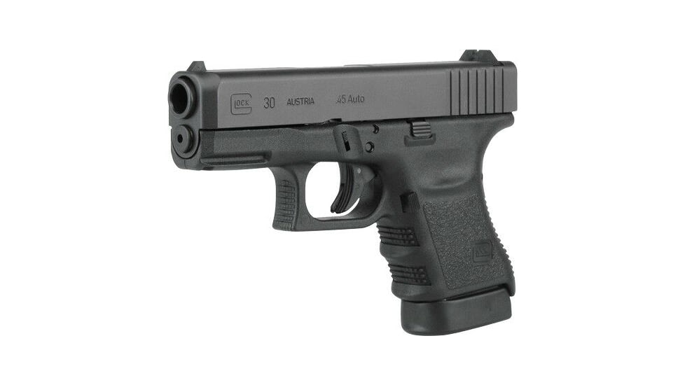 Glock 30SF Gen 3 FS Semi Auto Pistol, 45 ACP, 3.78 in Barrel