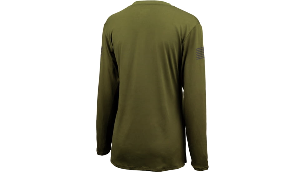 Glock Ladies Performance Long Sleeve Shirt Med Military Grn
