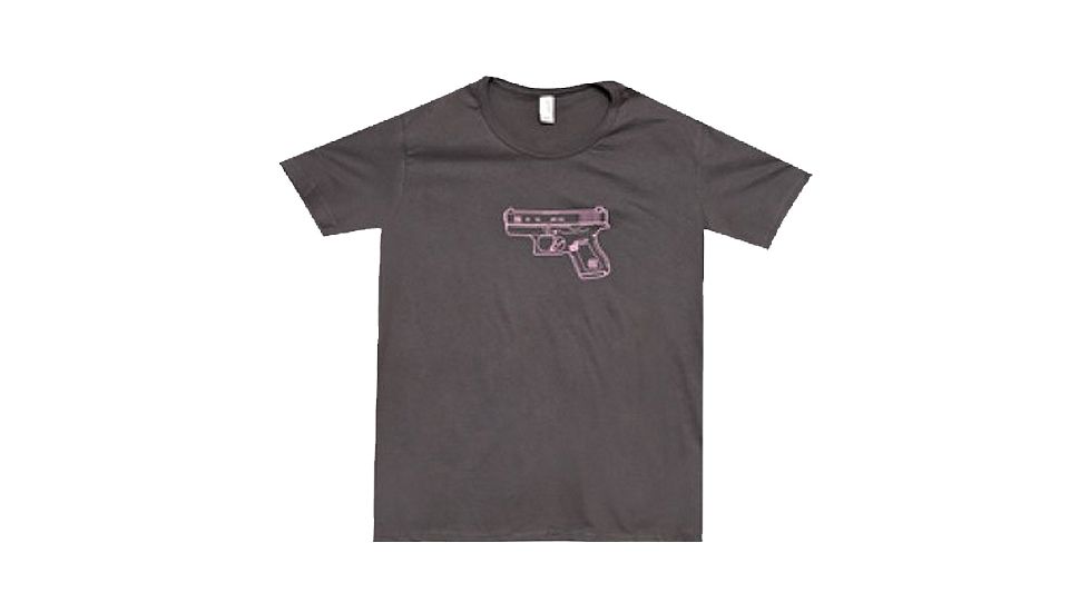 Glock T-Shirt Ladies G42 Short Sleeve Gray Large Cotton AA46009