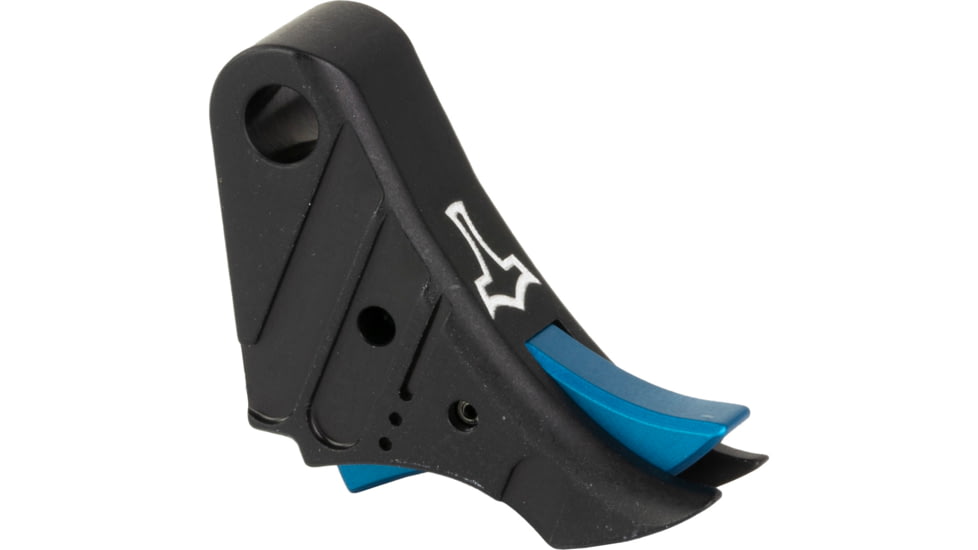 Glockmeister TYR Glock Gen 1-4 Trigger, Anodized, Black Shoe/Blue Safety, TYRBLBLUS