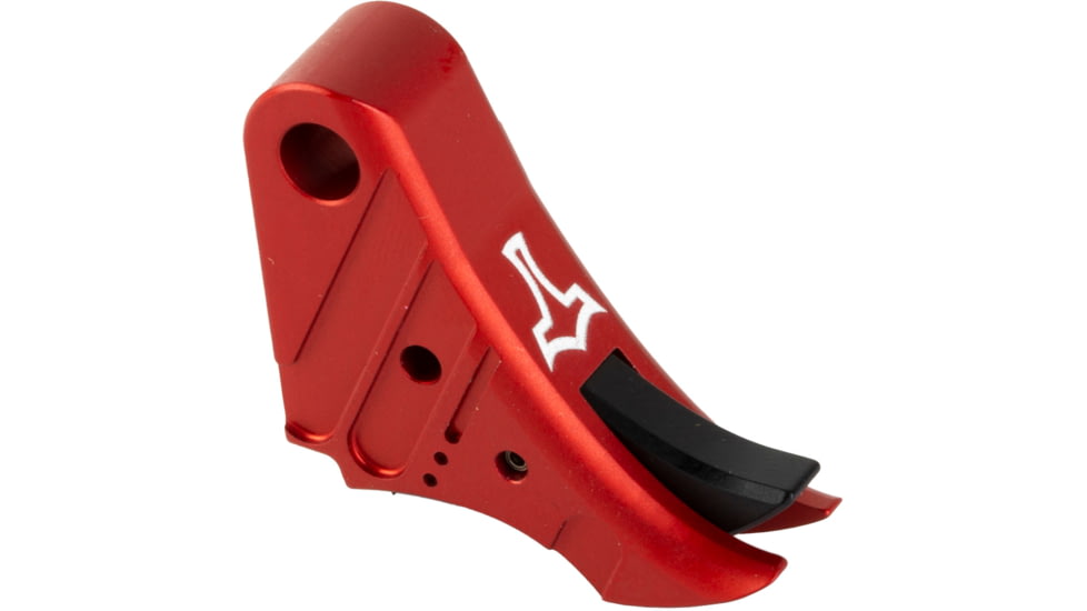 Glockmeister TYR Glock Gen 1-4 Trigger, Anodized, Red Shoe/Black Safety, TYRREBLKS