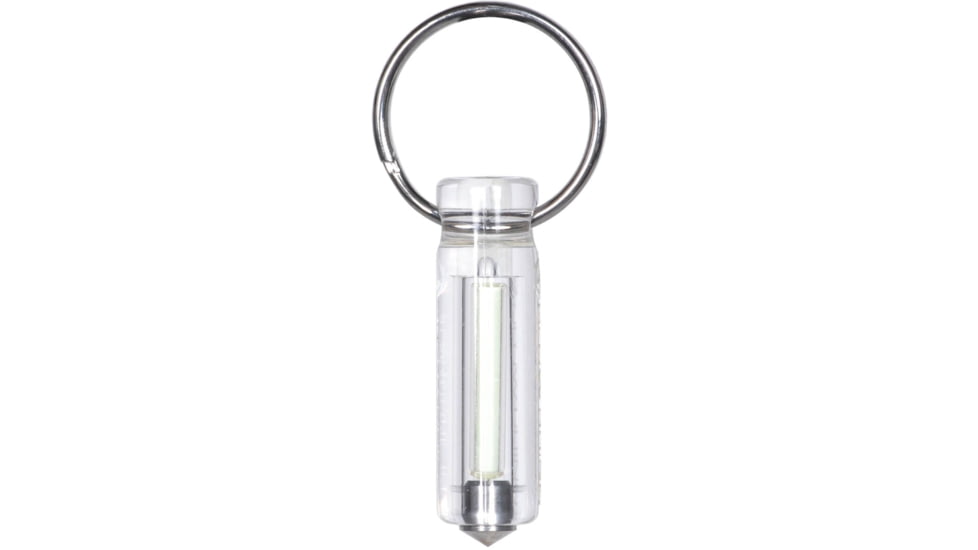 Glow Rhino Ember Glow Fob, Clear Plastic with Green Tritium, EMBER-001-XG