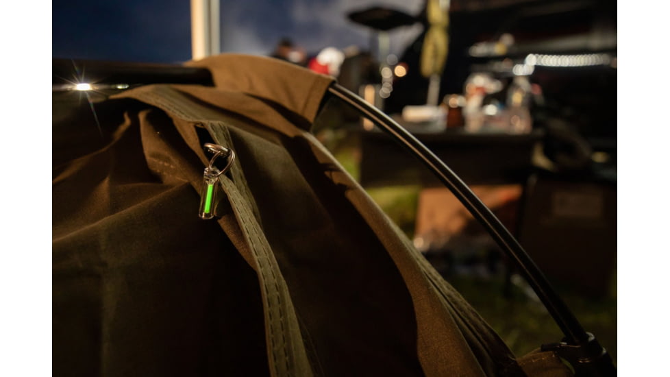 Glow Rhino Ember Glow Fob, Clear Plastic with Green Tritium, EMBER-001-XG